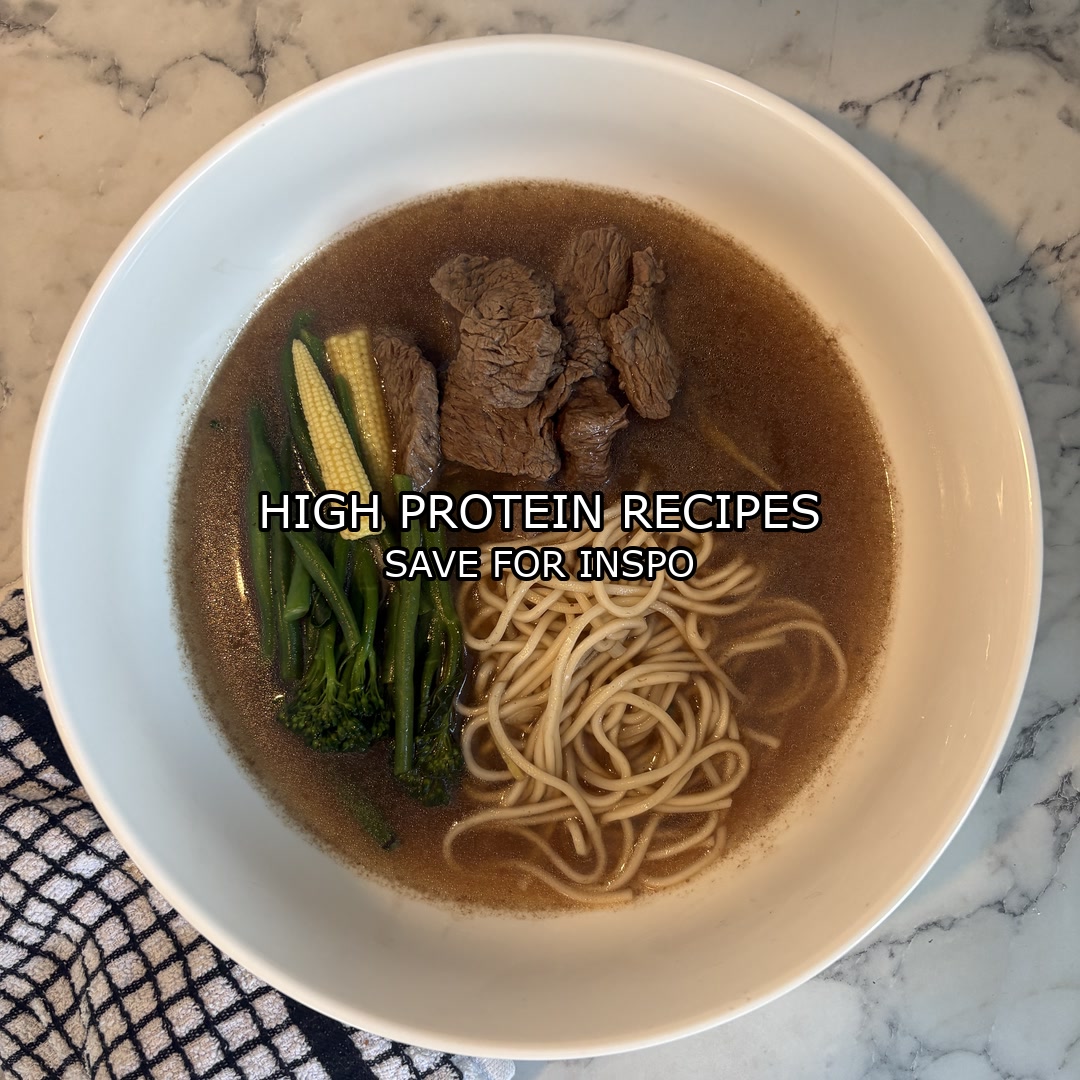 High-protein noodle bowl