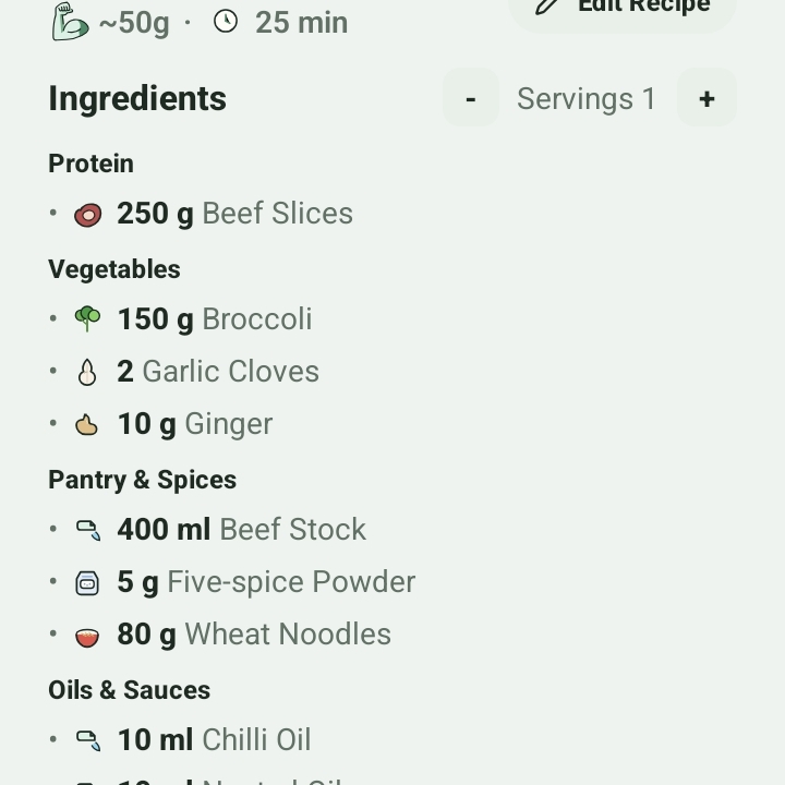 LeanBowl high-protein noodle recipe ingredients